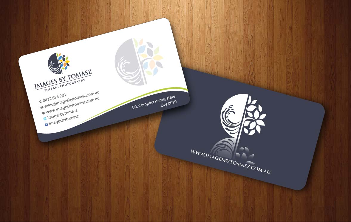 Business Card Design by Sbss for Images By Tomasz | Design #1104622