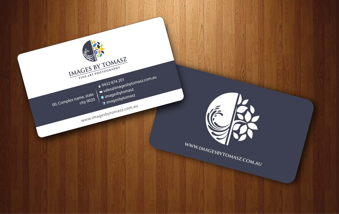 Business Card Design by Sbss for Images By Tomasz | Design #1104627