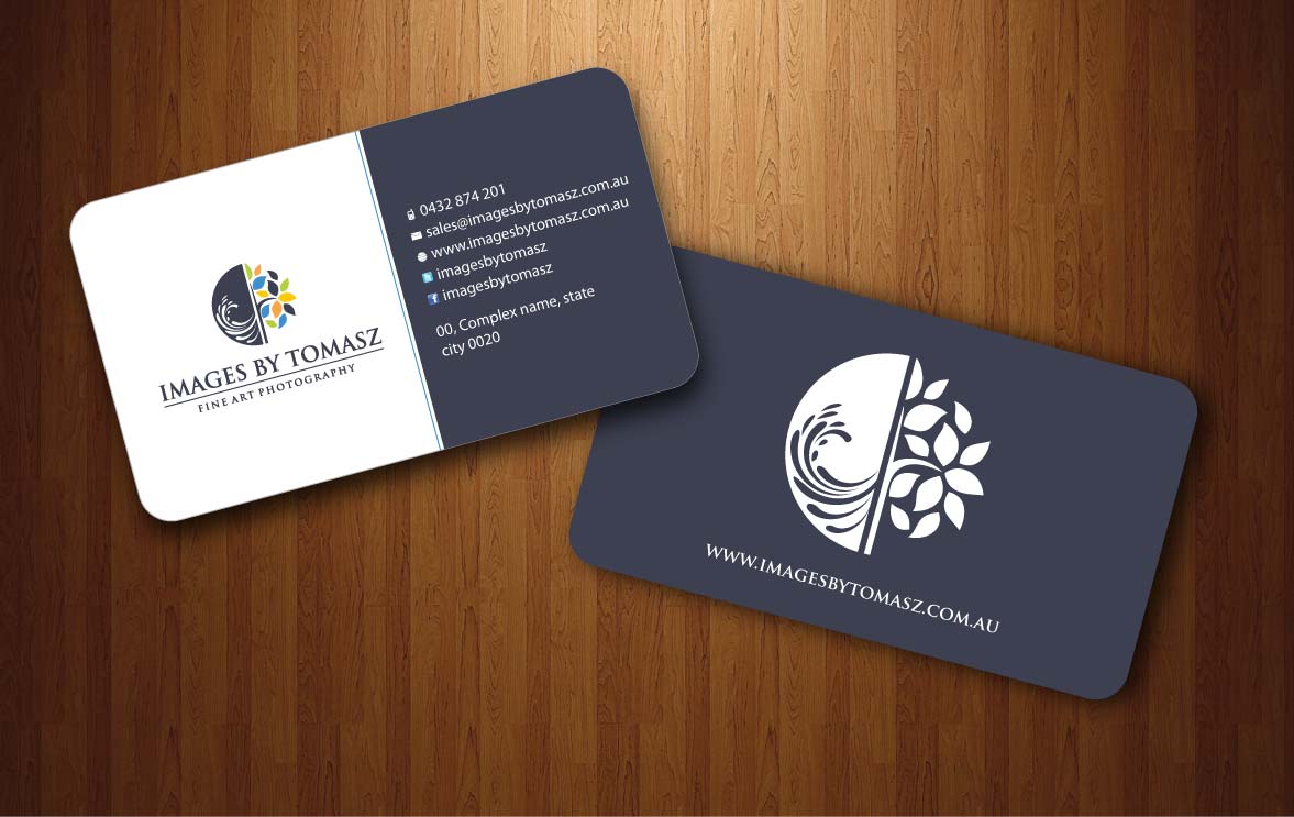 Business Card Design by Sbss for Images By Tomasz | Design #1104629