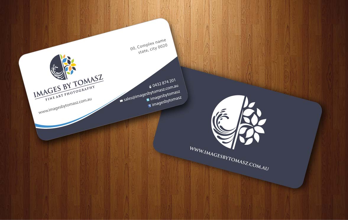 Business Card Design by Sbss for Images By Tomasz | Design #1104631