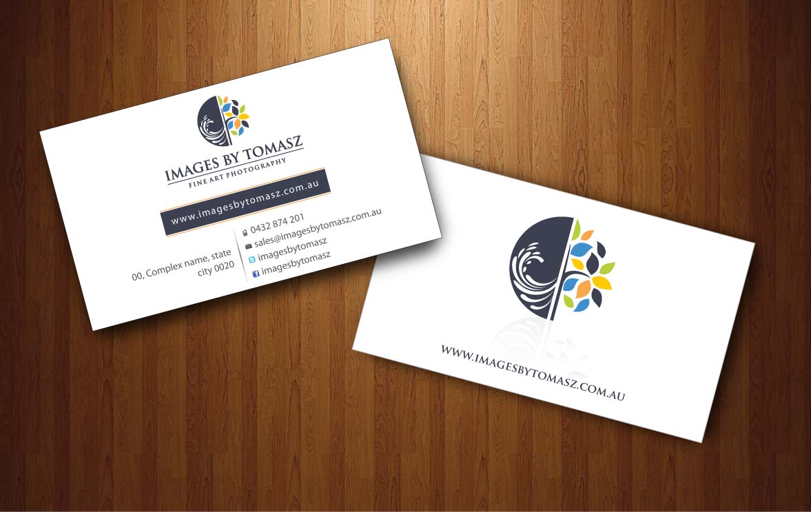 Business Card Design by Sbss for Images By Tomasz | Design #1104640