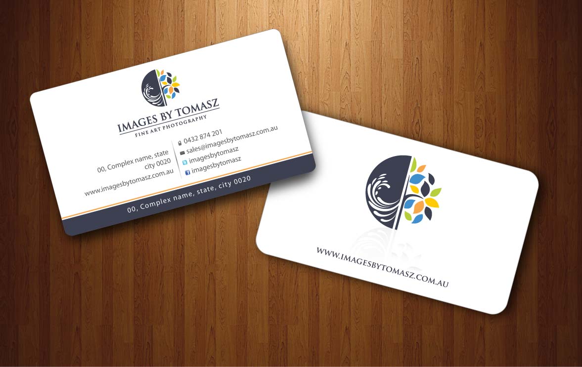 Business Card Design by Sbss for Images By Tomasz | Design #1104644
