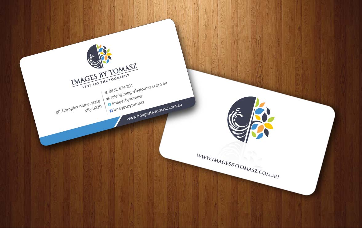 Business Card Design by Sbss for Images By Tomasz | Design #1104646