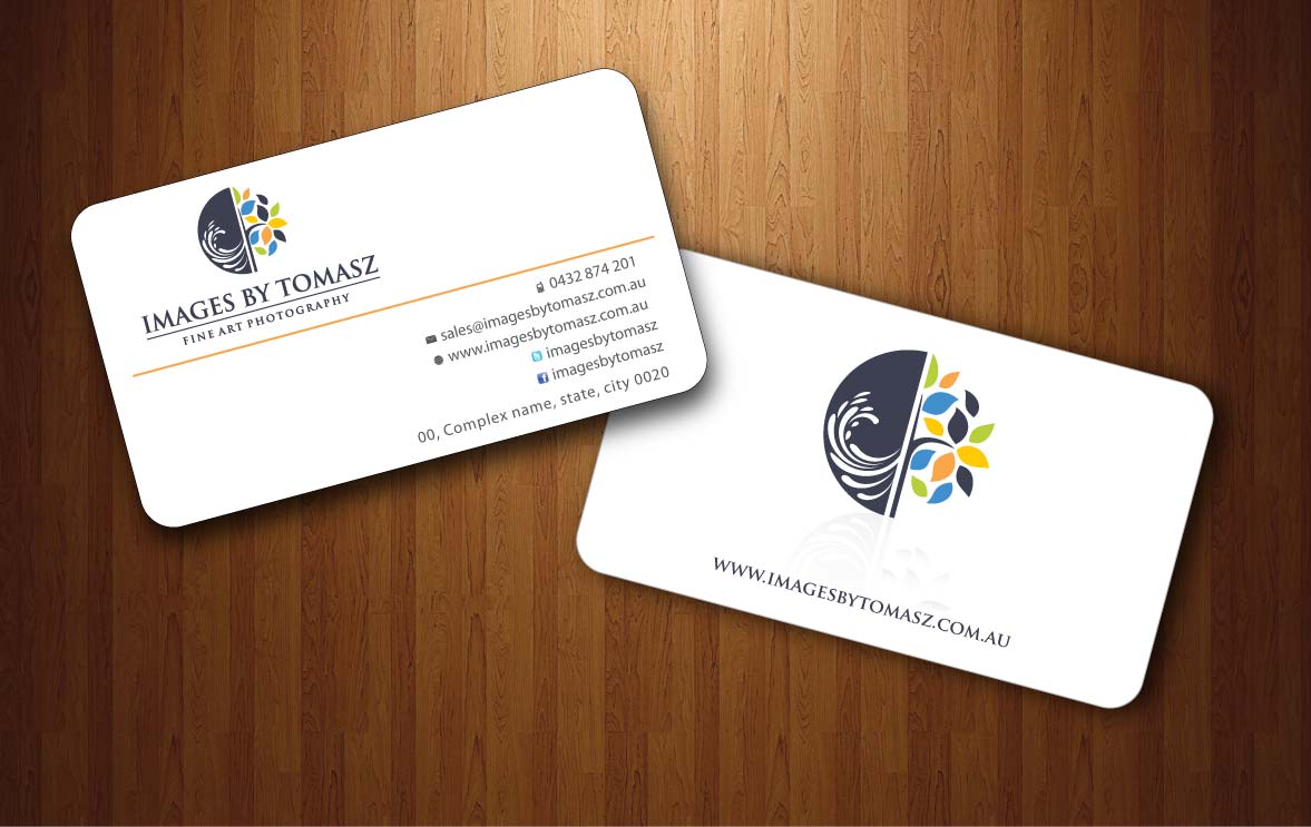 Business Card Design by Sbss for Images By Tomasz | Design #1104647