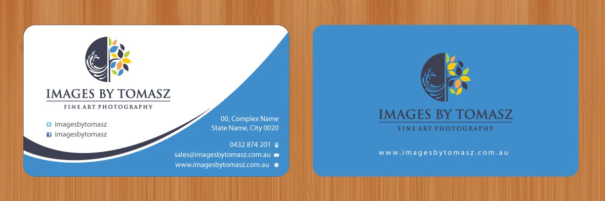 Business Card Design by Sbss for Images By Tomasz | Design #1104658