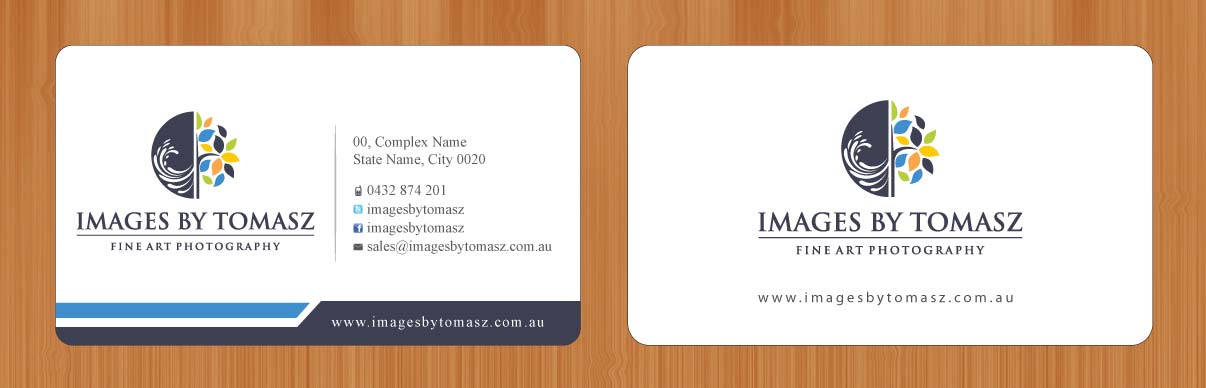 Diseño de Tarjeta de Presentación por Sbss para Images By Tomasz | Diseño #1104662