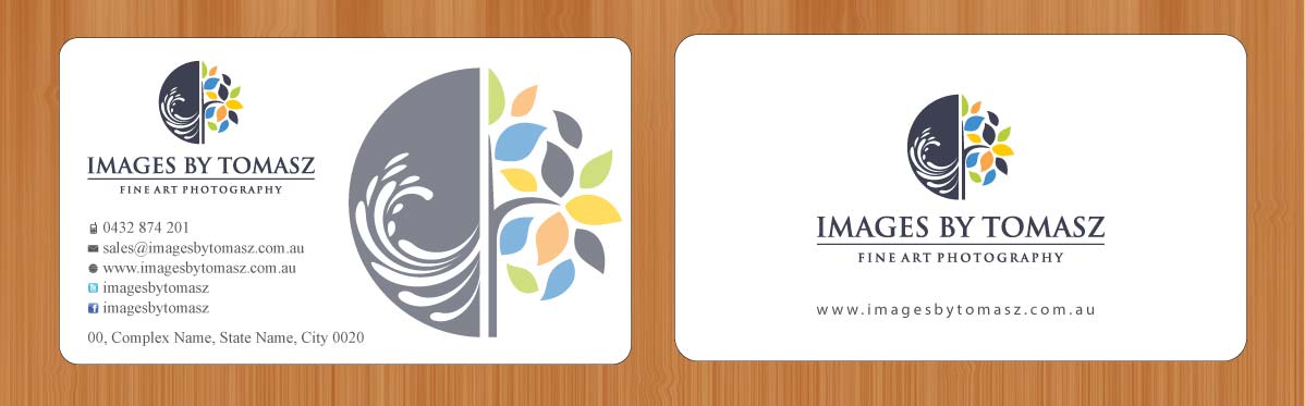 Business Card Design by Sbss for Images By Tomasz | Design #1104664