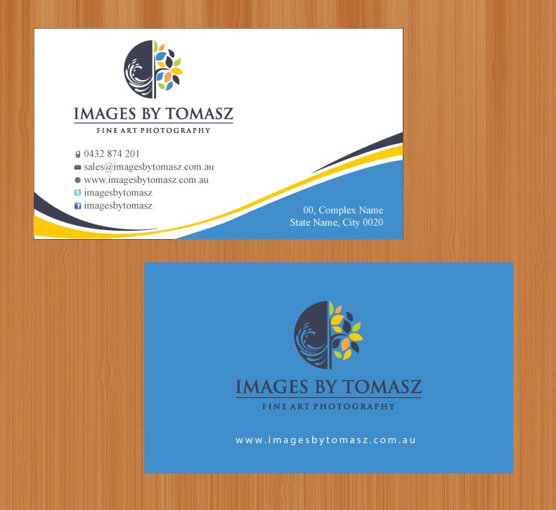 Business Card Design by Sbss for Images By Tomasz | Design #1104668