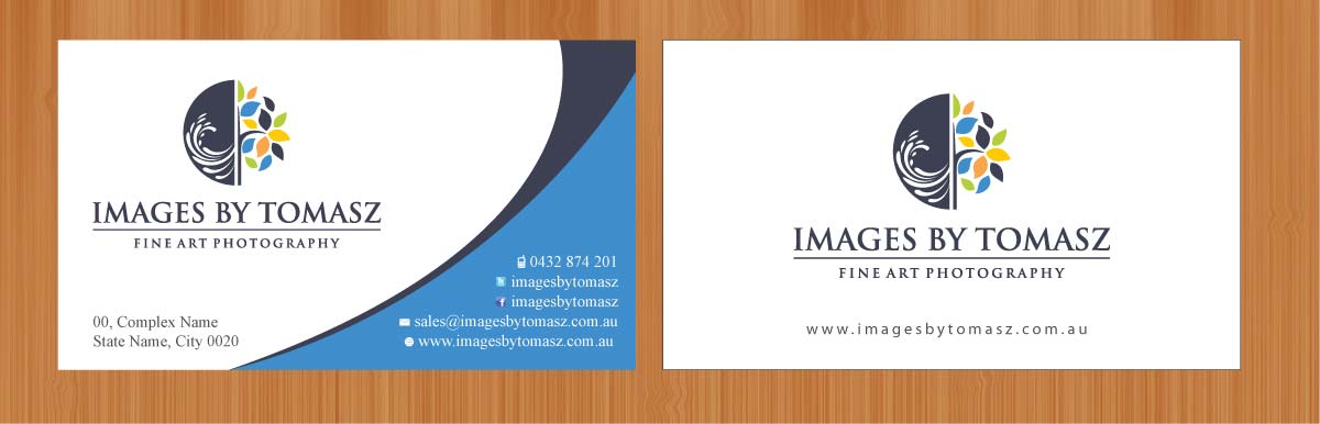 Business Card Design by Sbss for Images By Tomasz | Design #1104669