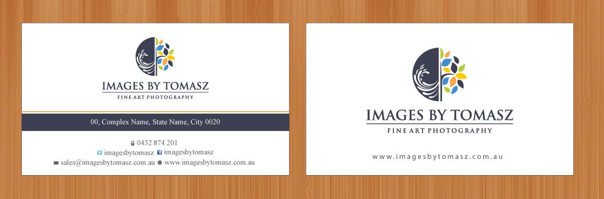 Business Card Design by Sbss for Images By Tomasz | Design #1104677