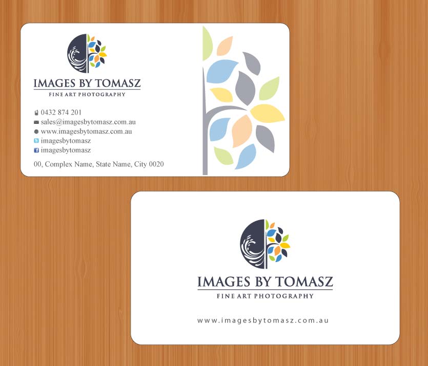 Business Card Design by Sbss for Images By Tomasz | Design #1104775