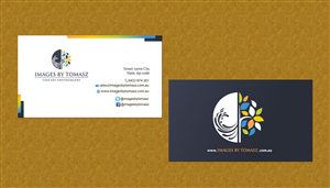 Business Card Design by Sbss for Images By Tomasz | Design: #1104788