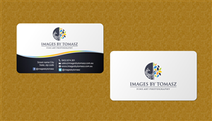 Business Card Design by Sbss for Images By Tomasz | Design: #1104793