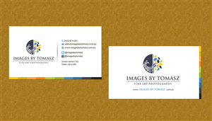 Business Card Design by Sbss for Images By Tomasz | Design: #1104794
