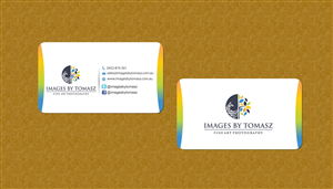 Business Card Design by Sbss for Images By Tomasz | Design: #1104797