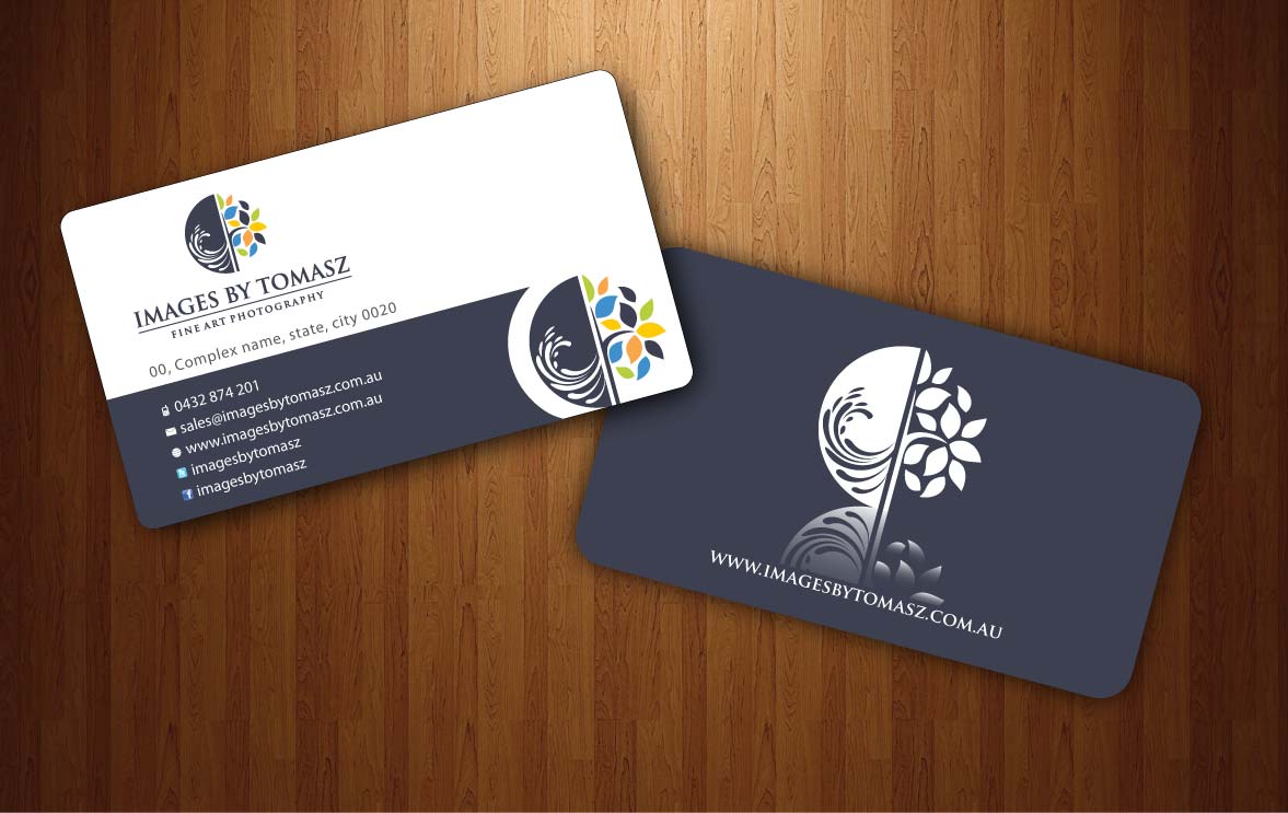 Business Card Design by Sbss for Images By Tomasz | Design #1104803