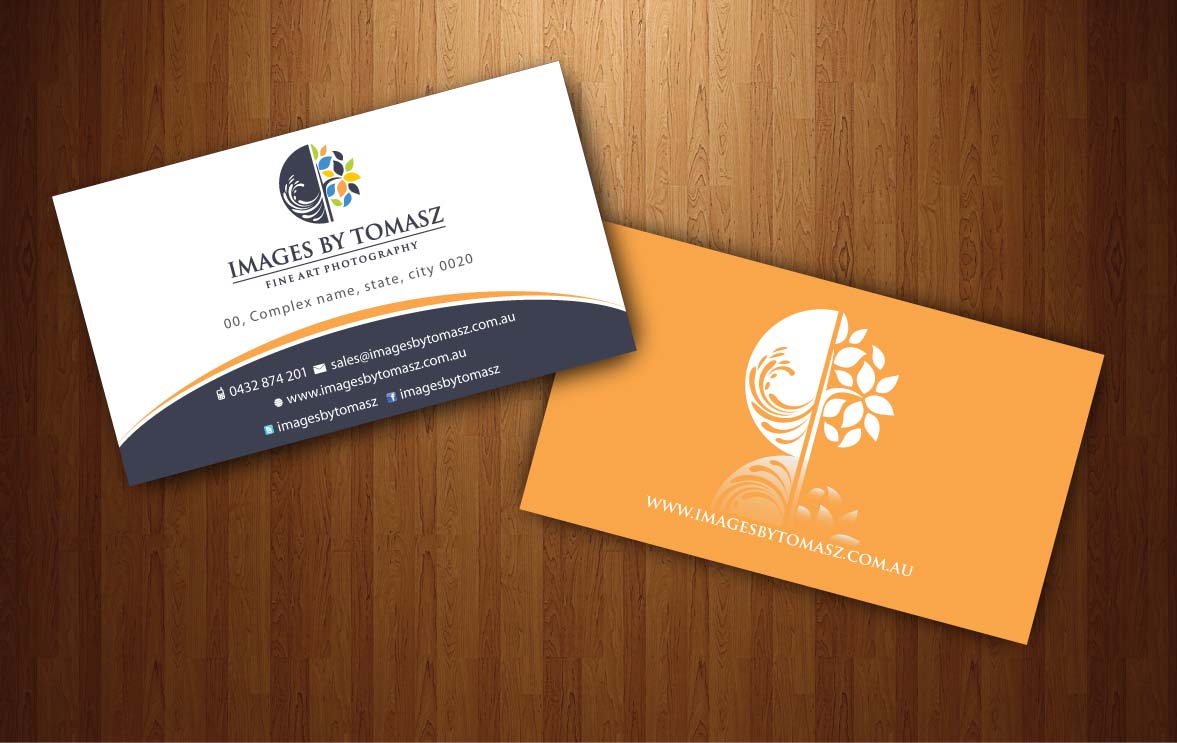 Business Card Design by Sbss for Images By Tomasz | Design #1104804