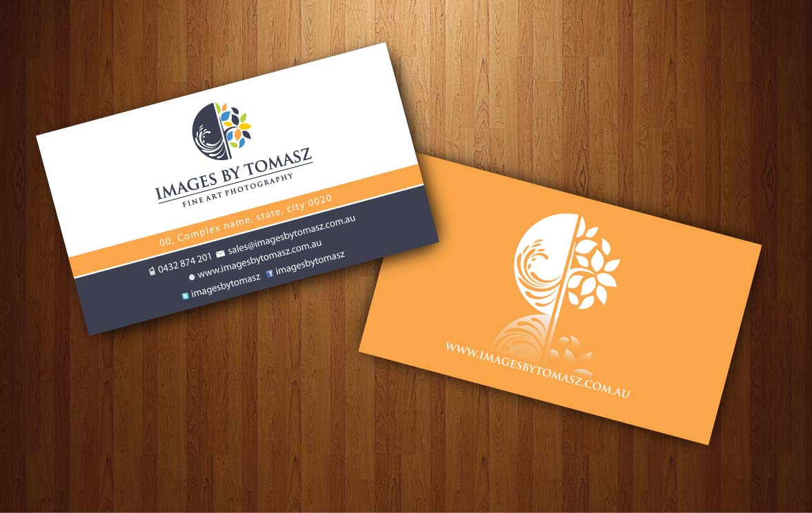 Business Card Design by Sbss for Images By Tomasz | Design #1104805
