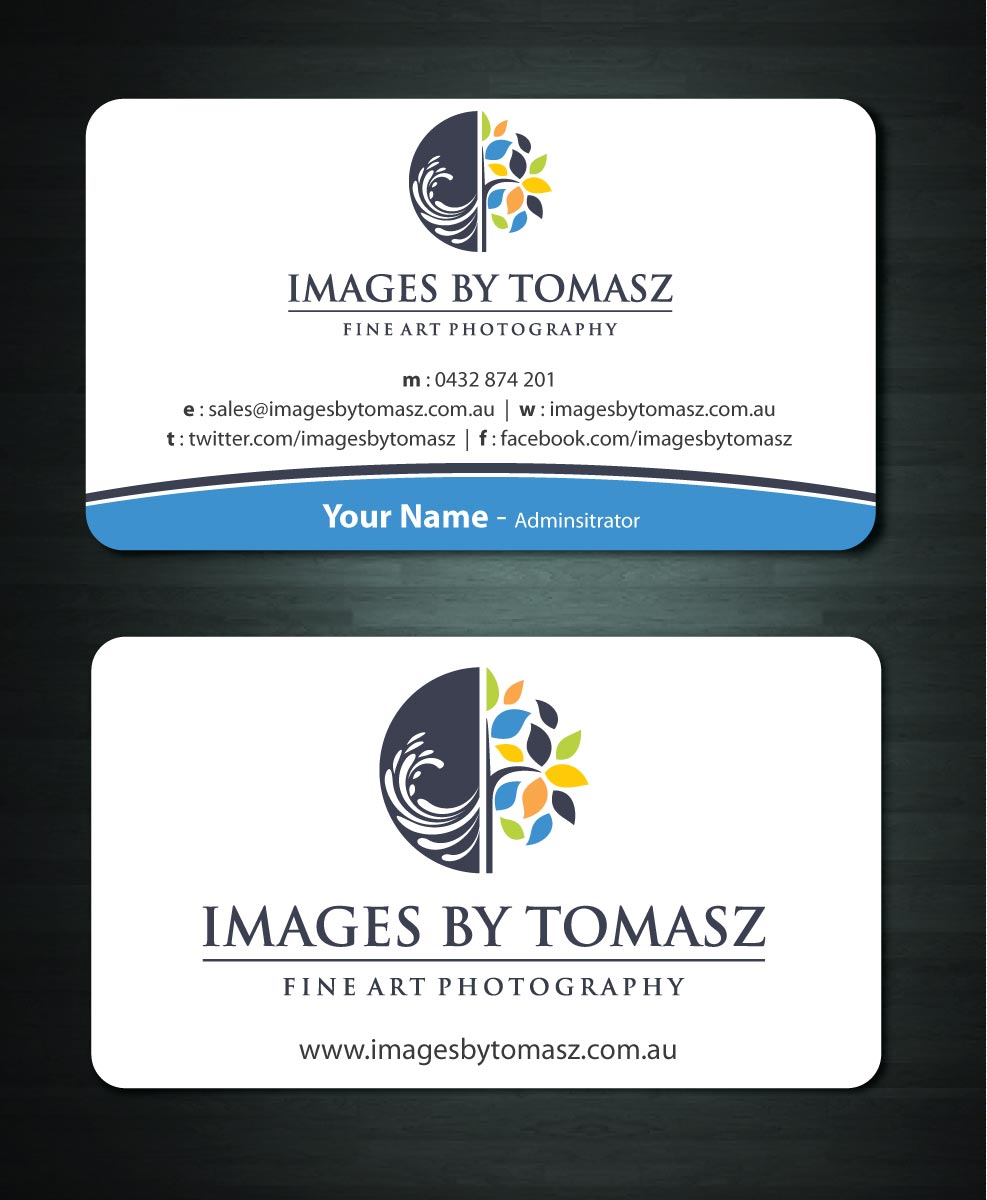 Diseño de Tarjeta de Presentación por Sbss para Images By Tomasz | Diseño #1104819