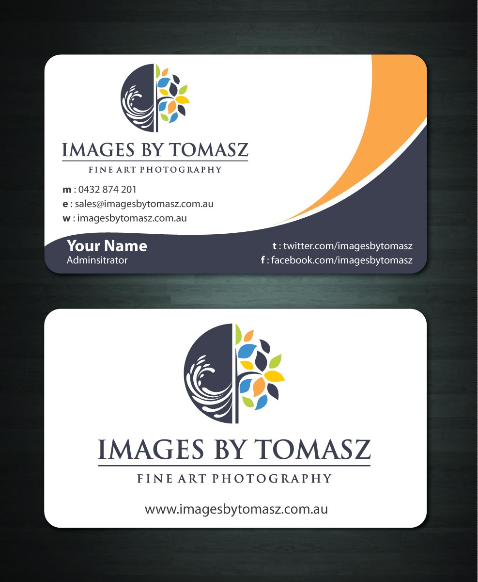 Diseño de Tarjeta de Presentación por Sbss para Images By Tomasz | Diseño #1104825