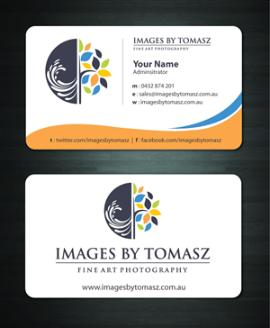 Business Card Design by Sbss for Images By Tomasz | Design: #1104826