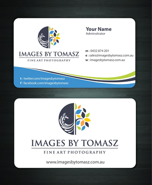 Business Card Design by Sbss for Images By Tomasz | Design: #1104828