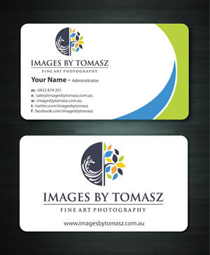 Business Card Design by Sbss for Images By Tomasz | Design: #1104829