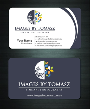 Business Card Design by Sbss for Images By Tomasz | Design: #1104831