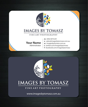 Business Card Design by Sbss for Images By Tomasz | Design: #1104833