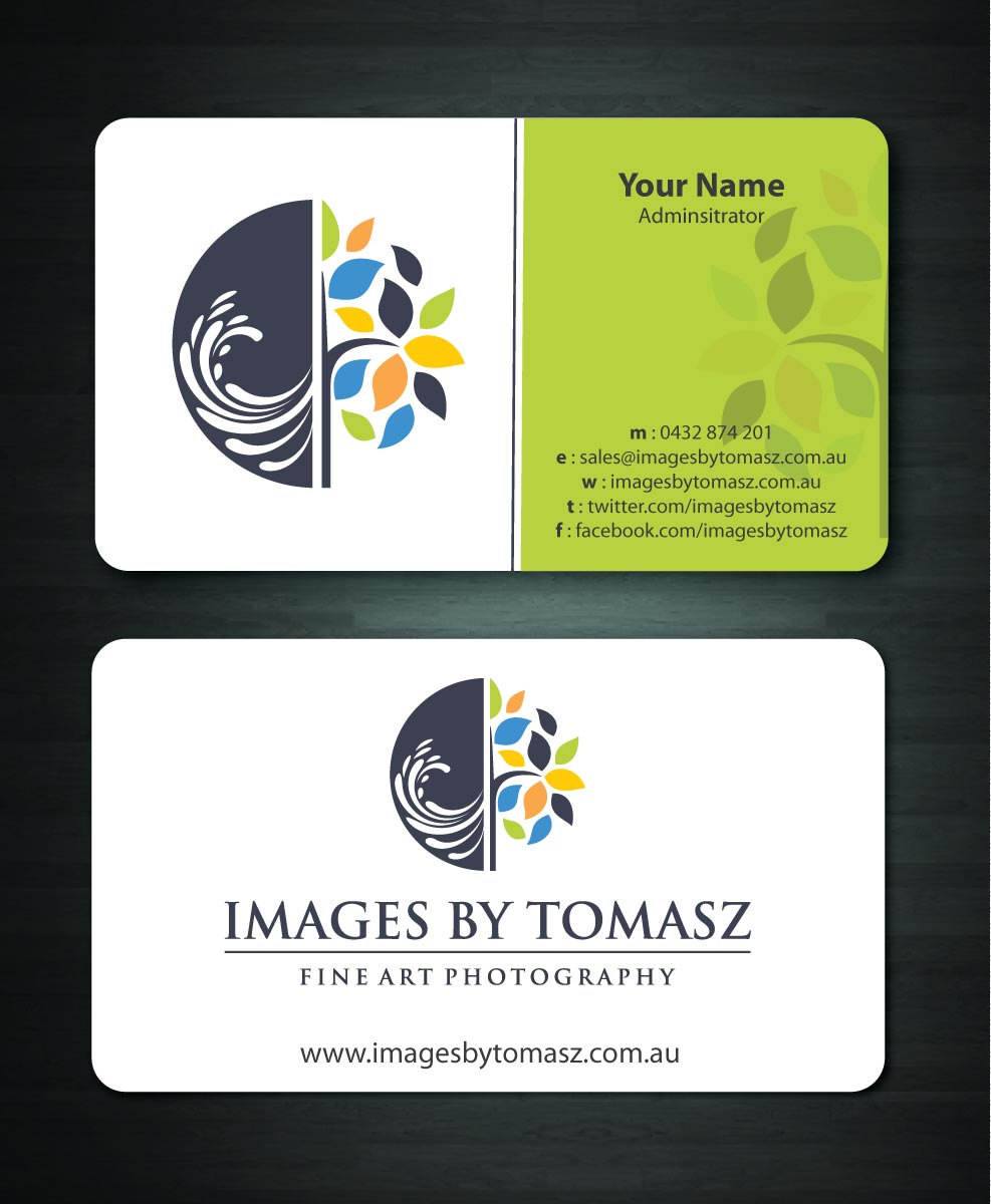Diseño de Tarjeta de Presentación por Sbss para Images By Tomasz | Diseño #1104835