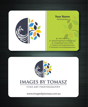 Business Card Design by Sbss for Images By Tomasz | Design: #1104835