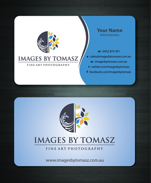 Business Card Design by Sbss for Images By Tomasz | Design: #1104836