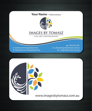 Business Card Design by Sbss for Images By Tomasz | Design: #1104838