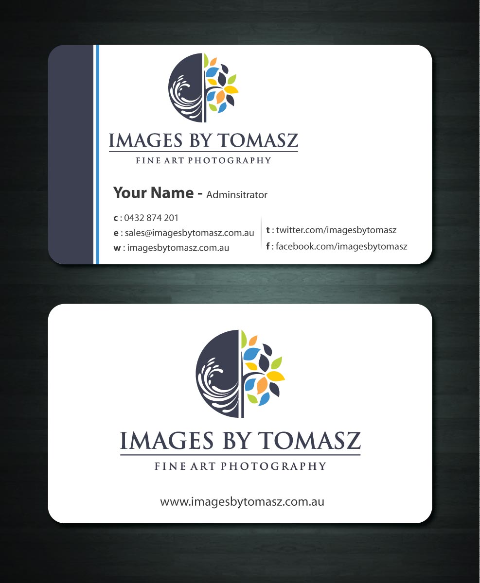 Diseño de Tarjeta de Presentación por Sbss para Images By Tomasz | Diseño #1104840