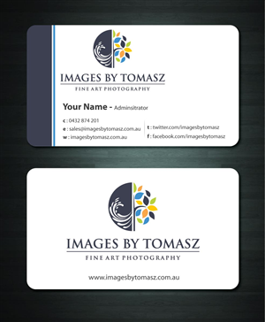Business Card Design by Sbss for Images By Tomasz | Design: #1104840