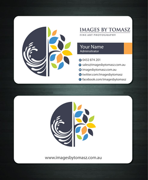 Business Card Design by Sbss for Images By Tomasz | Design: #1104841