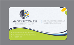 Business Card Design by Sbss for Images By Tomasz | Design: #1105046