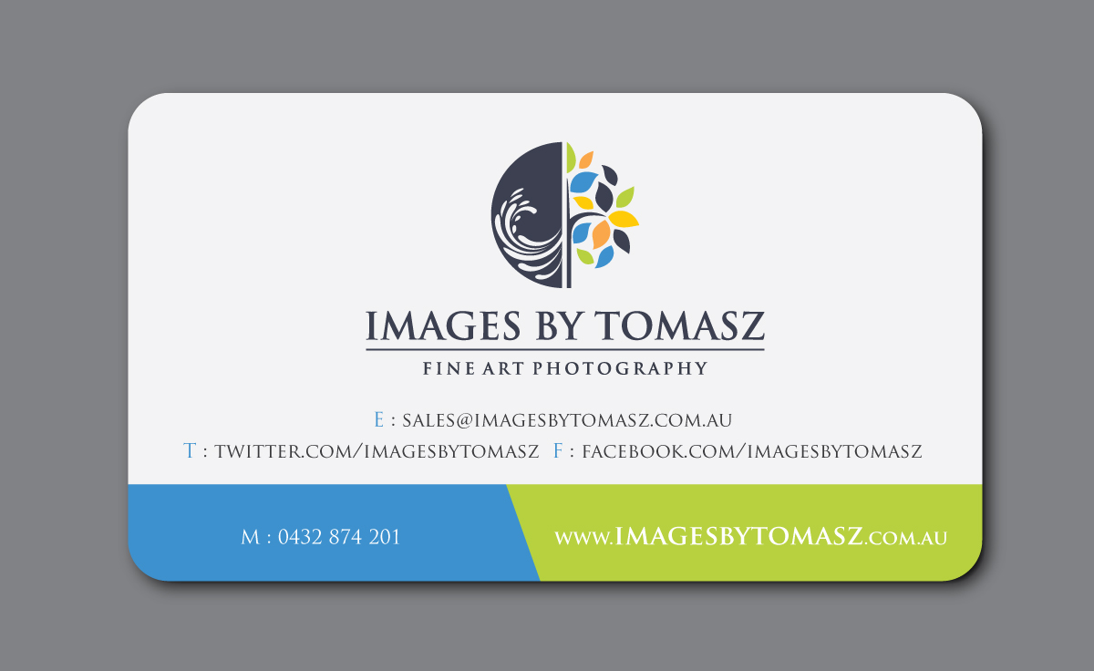 Business Card Design by Sbss for Images By Tomasz | Design #1105047