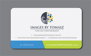 Business Card Design by Sbss for Images By Tomasz | Design: #1105047