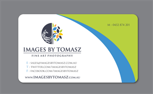 Business Card Design by Sbss for Images By Tomasz | Design: #1105048