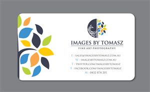 Business Card Design by Sbss for Images By Tomasz | Design: #1105049