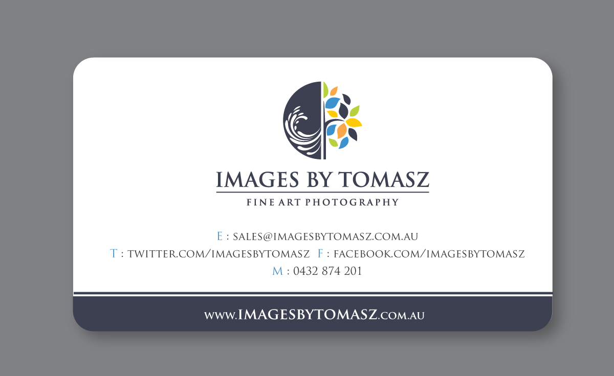 Business Card Design by Sbss for Images By Tomasz | Design #1105050