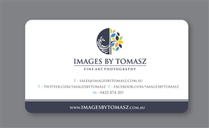 Business Card Design by Sbss for Images By Tomasz | Design: #1105050