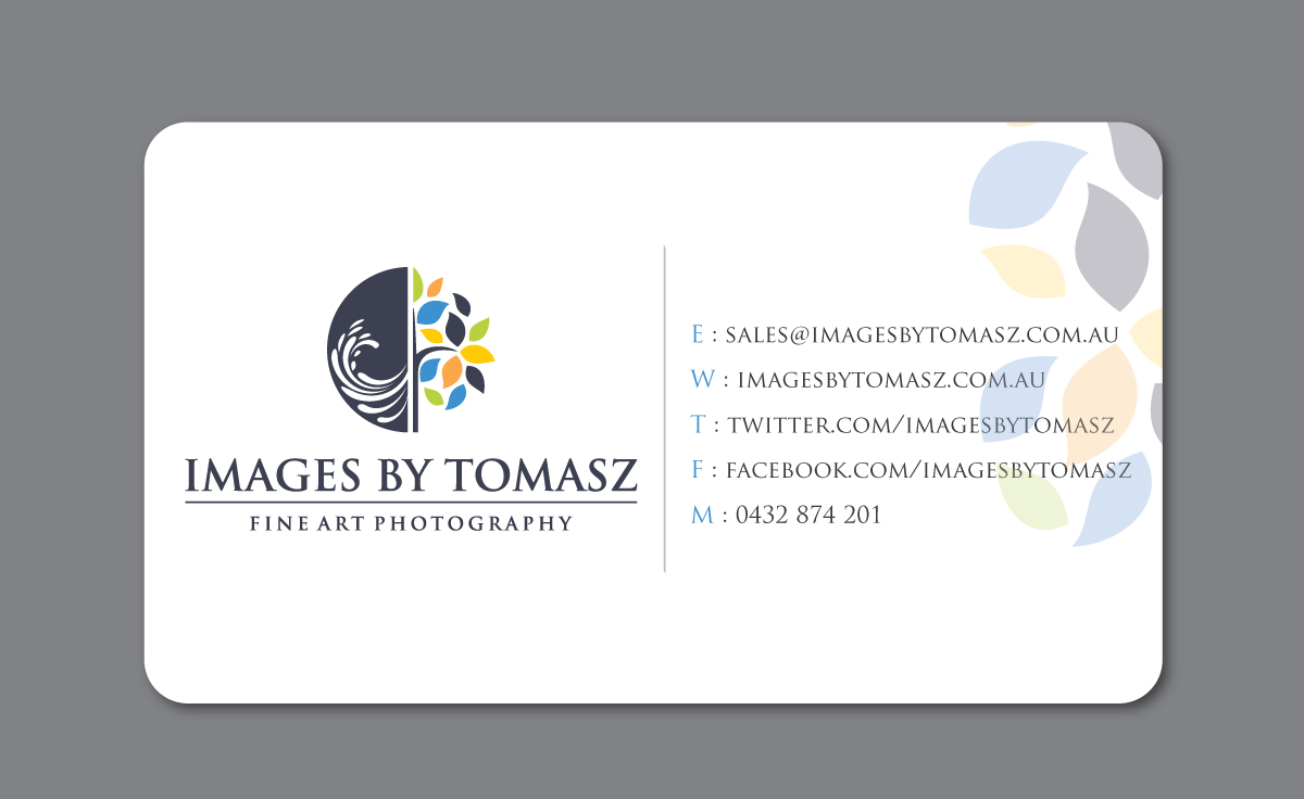 Business Card Design by Sbss for Images By Tomasz | Design #1105051