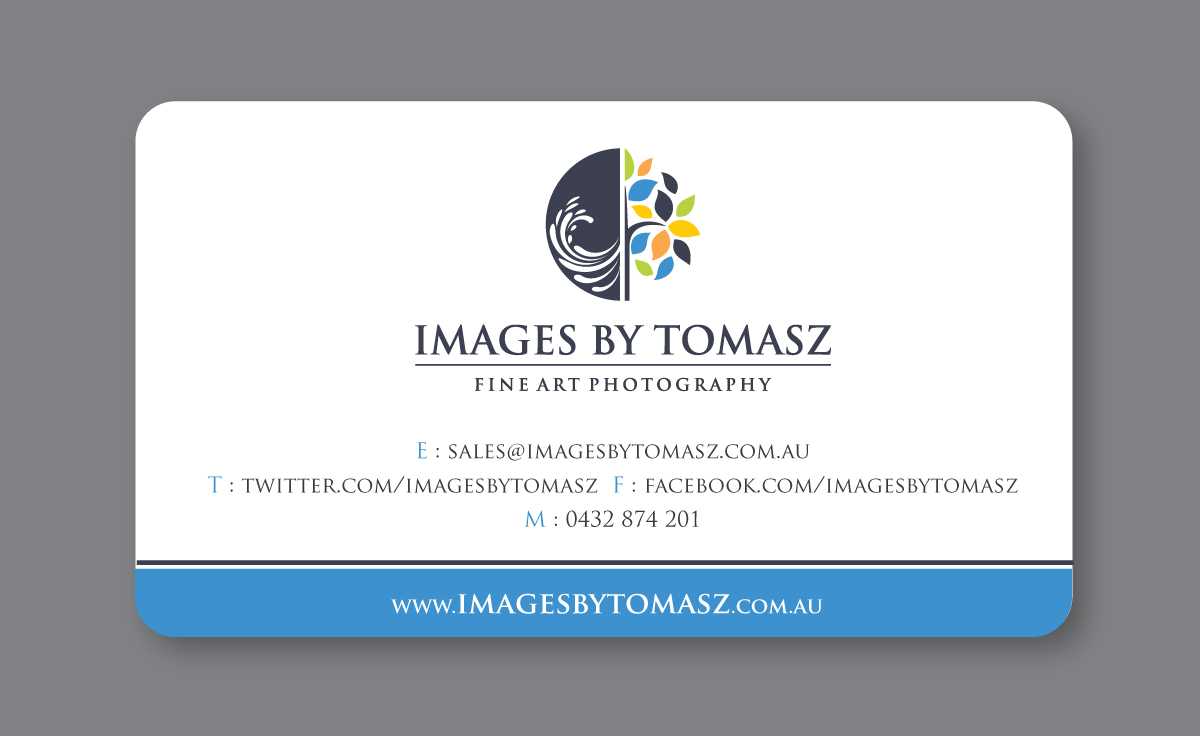 Business Card Design by Sbss for Images By Tomasz | Design #1105053