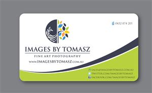 Business Card Design by Sbss for Images By Tomasz | Design: #1105054
