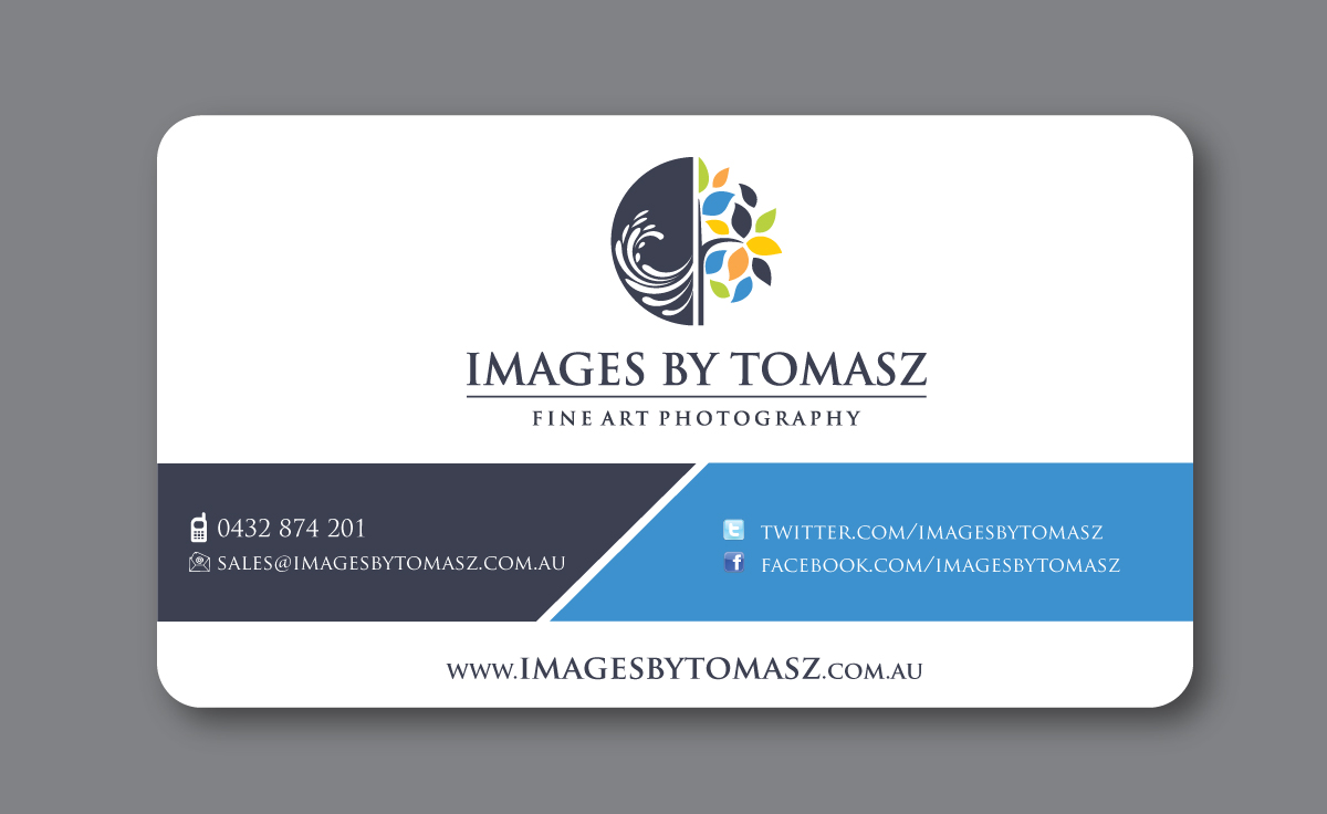 Business Card Design by Sbss for Images By Tomasz | Design #1105055
