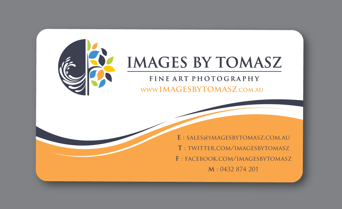 Business Card Design by Sbss for Images By Tomasz | Design #1105056