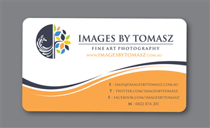 Business Card Design by Sbss for Images By Tomasz | Design: #1105056