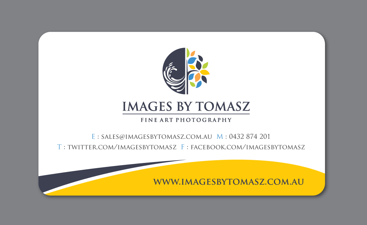 Diseño de Tarjeta de Presentación por Sbss para Images By Tomasz | Diseño #1105058